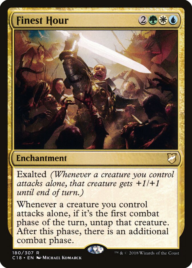 Finest Hour card front