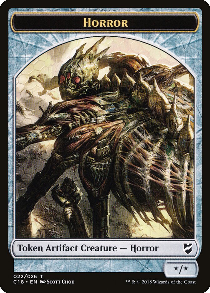 Horror card front
