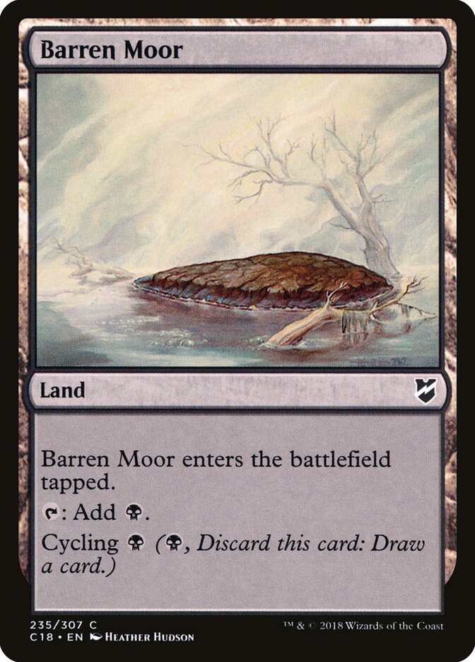 Barren Moor card front