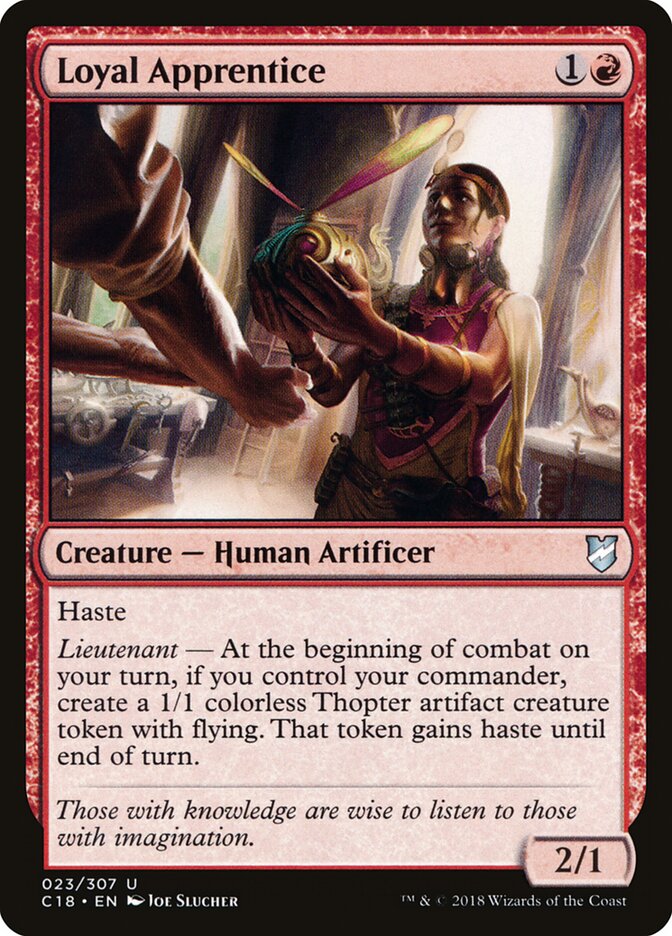 Loyal Apprentice card front