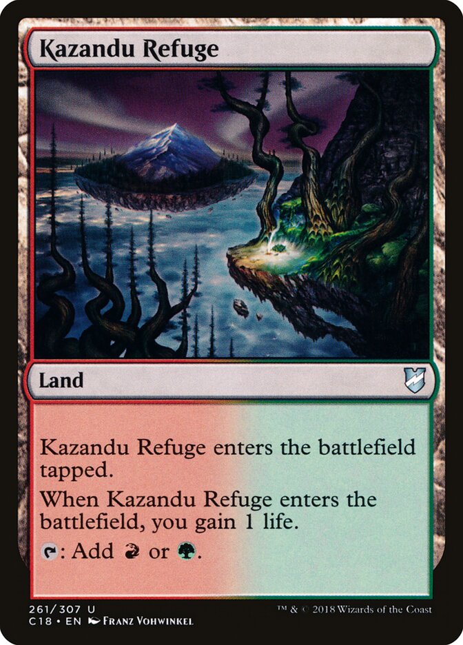 Kazandu Refuge card front