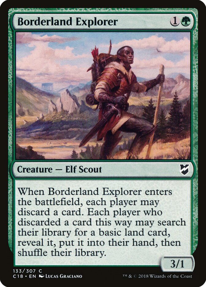Borderland Explorer card front