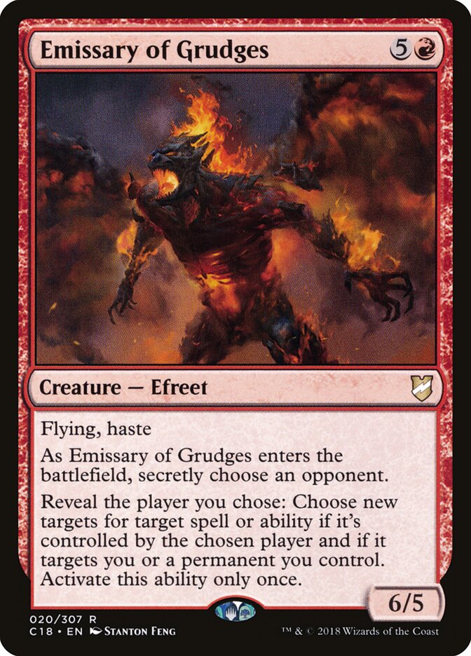 Emissary of Grudges card front