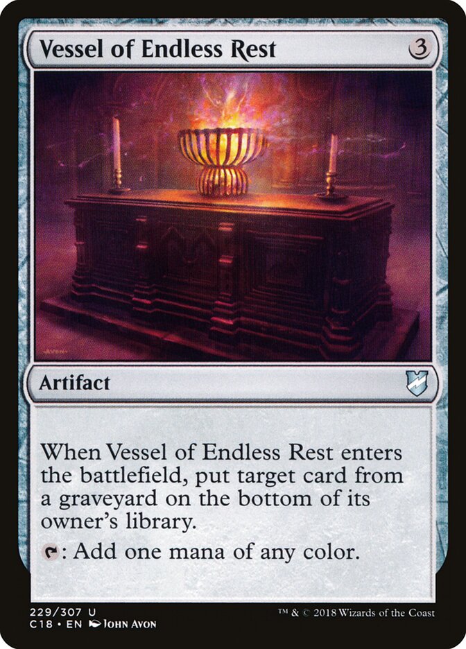 Vessel of Endless Rest card front