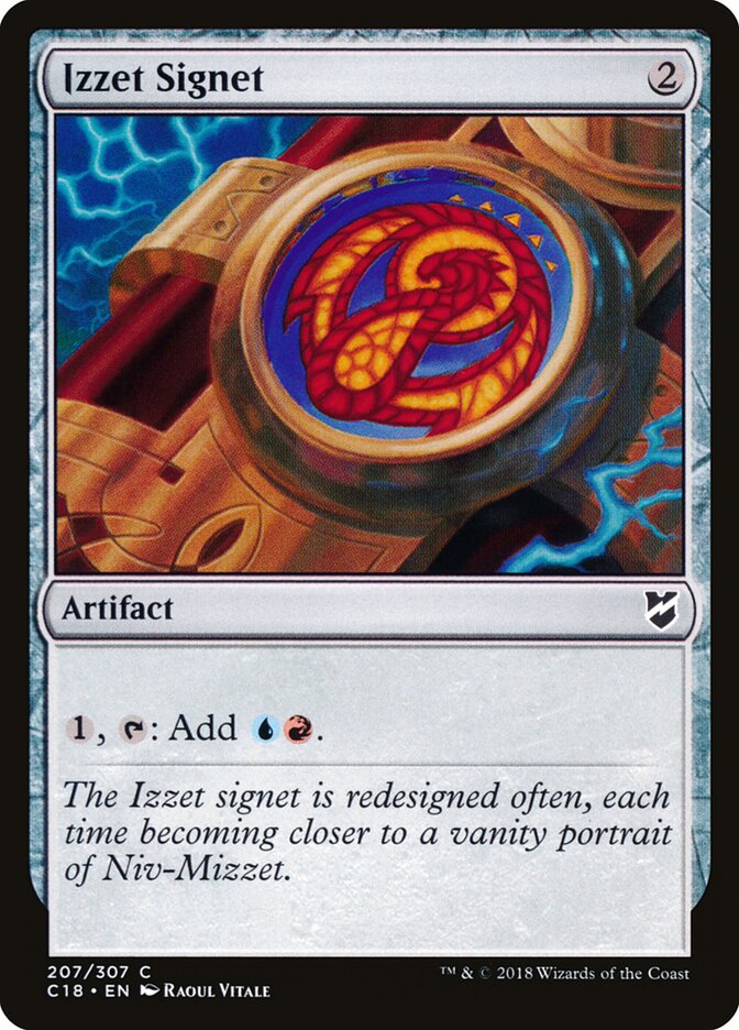 Izzet Signet card front