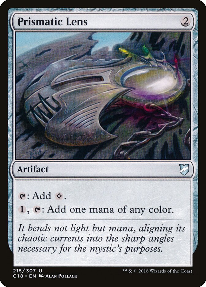 Prismatic Lens card front
