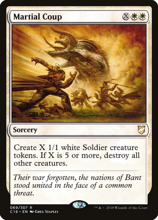 Martial Coup card front