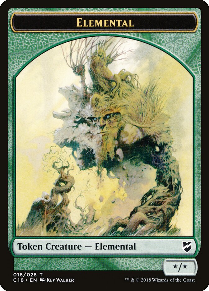 Elemental card front