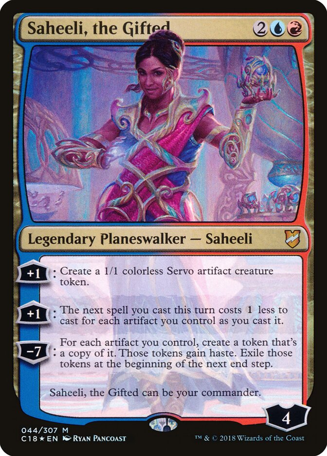 Saheeli, the Gifted card front