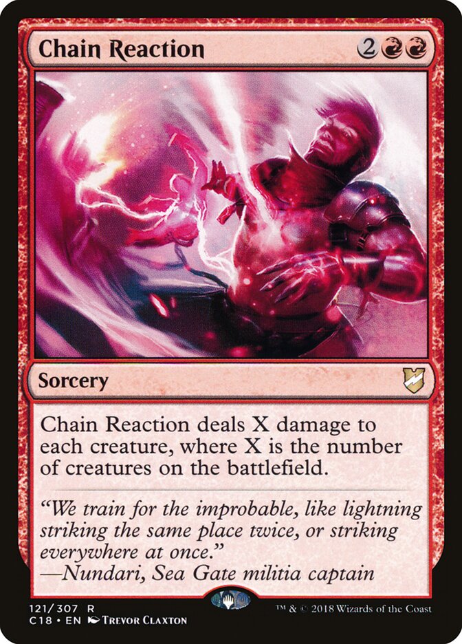 Chain Reaction card front