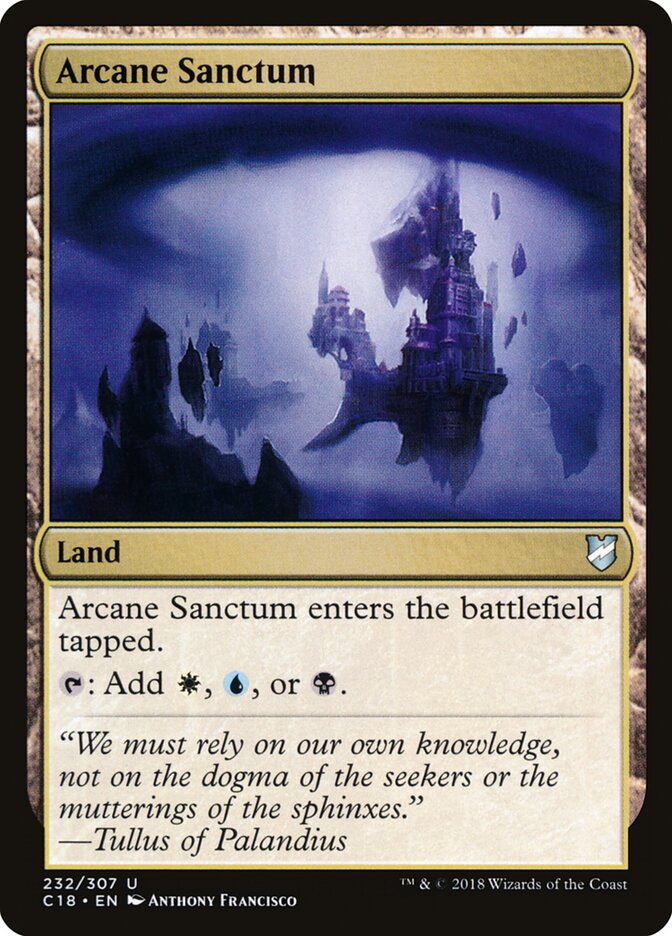 Arcane Sanctum card front