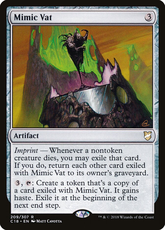 Mimic Vat card front