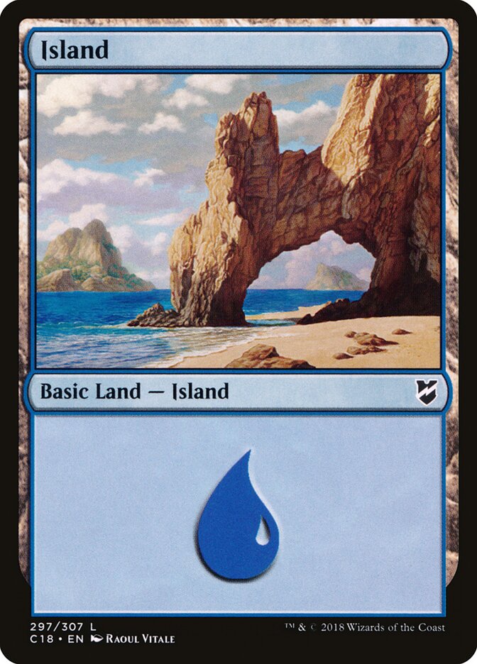 Island card front