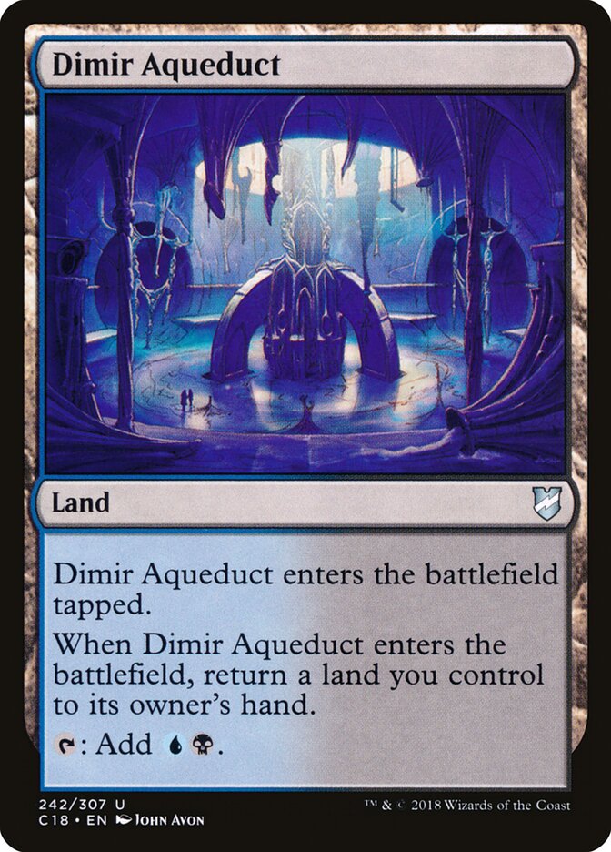 Dimir Aqueduct card front