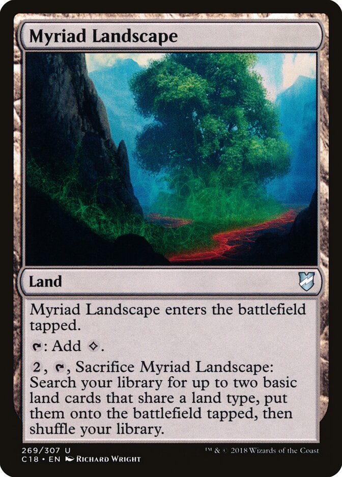 Myriad Landscape card front