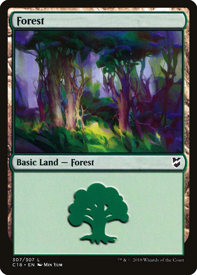 Forest card front