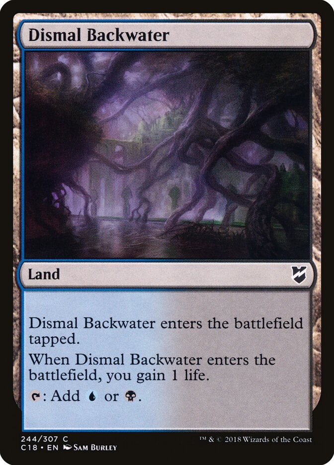 Dismal Backwater card front