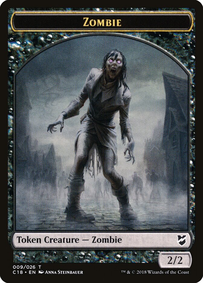 Zombie card front