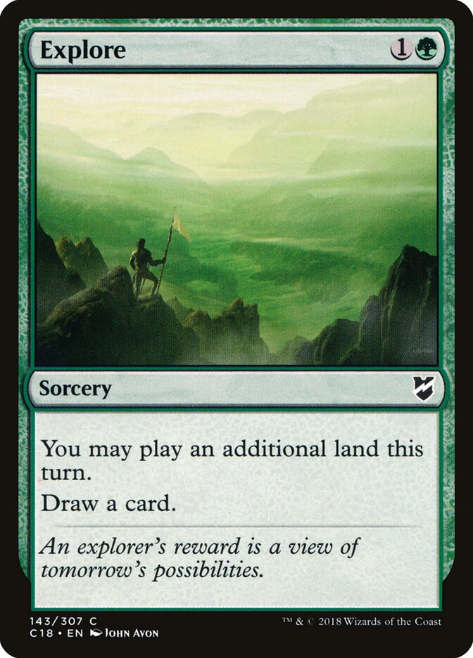 Explore card front