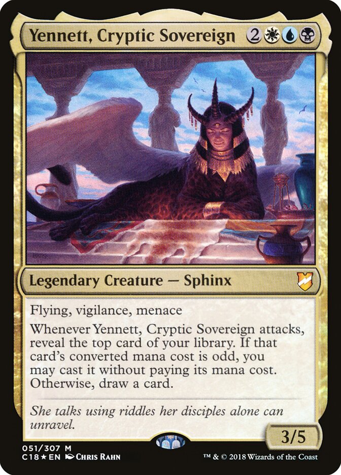 Yennett, Cryptic Sovereign card front