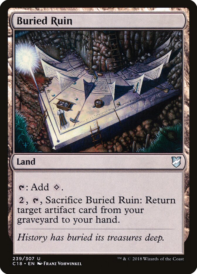Buried Ruin card front