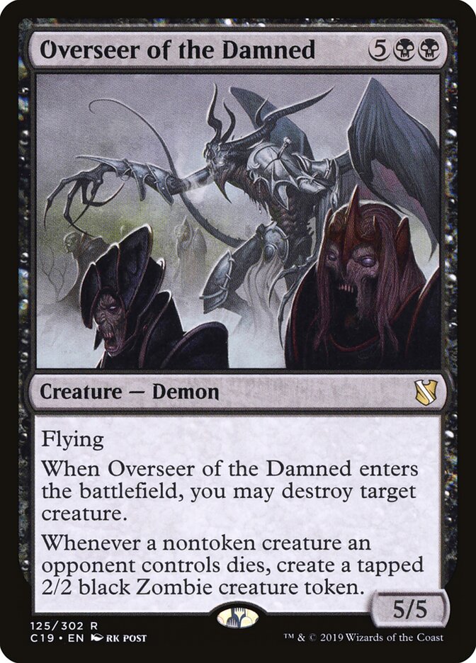 Overseer of the Damned card front