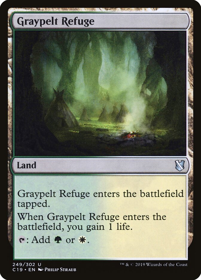 Graypelt Refuge card front