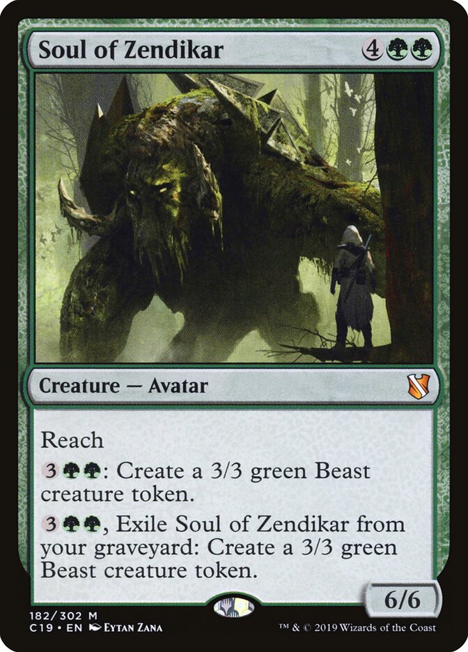 Soul of Zendikar card front