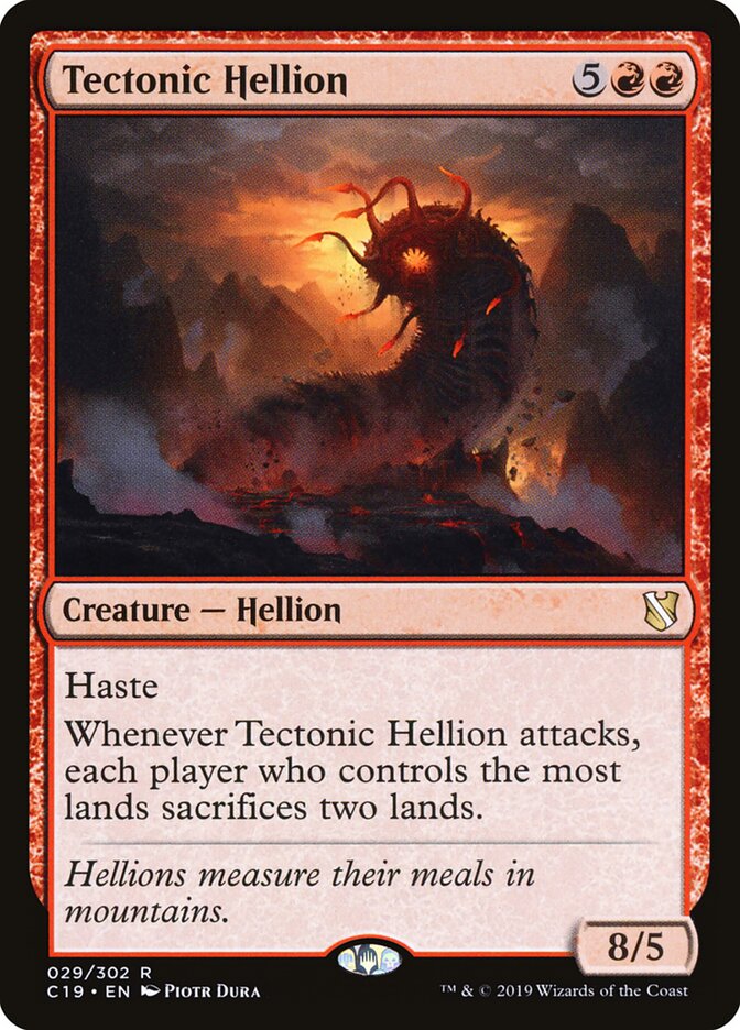 Tectonic Hellion card front
