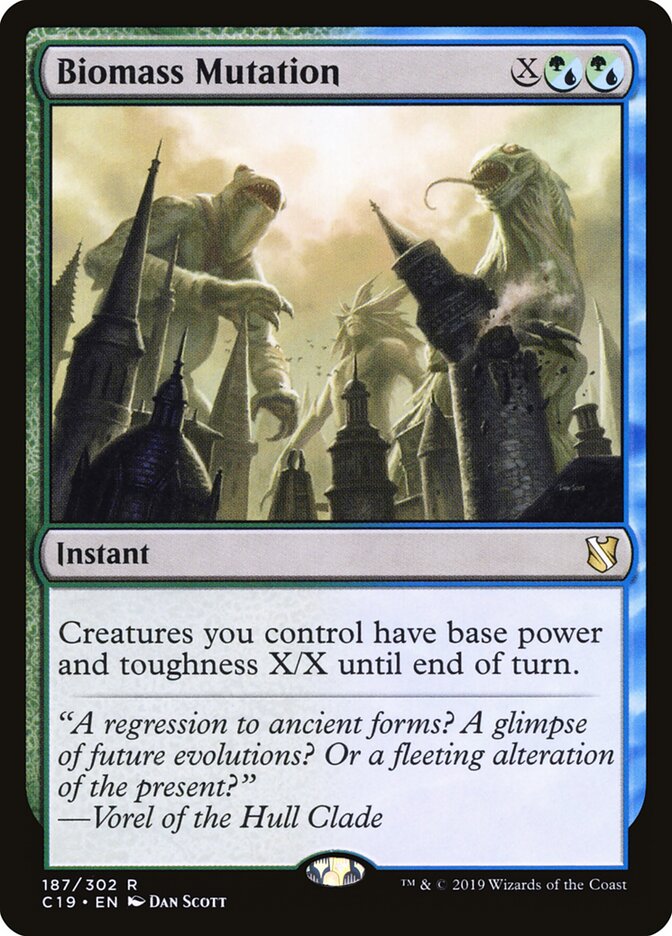 Biomass Mutation card front