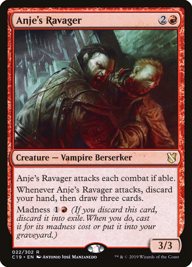 Anje's Ravager card front
