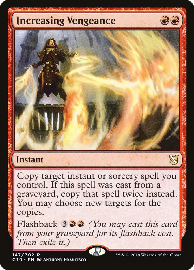 Increasing Vengeance card front