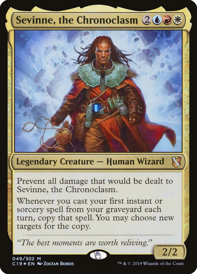Sevinne, the Chronoclasm card front