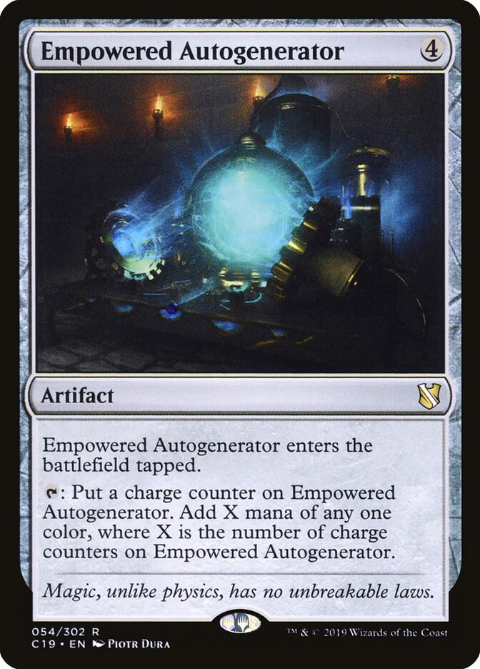 Empowered Autogenerator card front