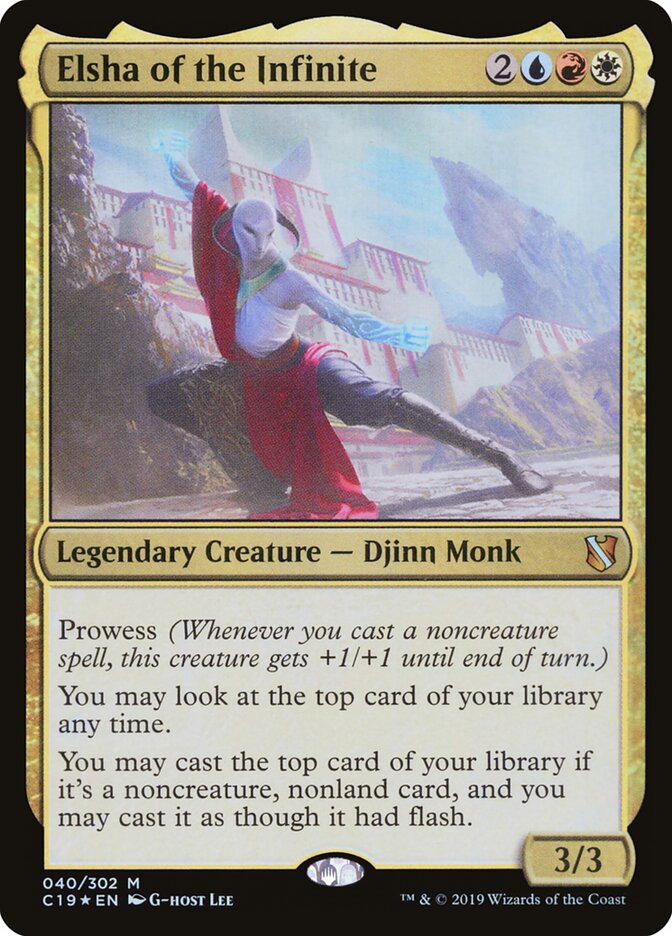 Elsha of the Infinite card front