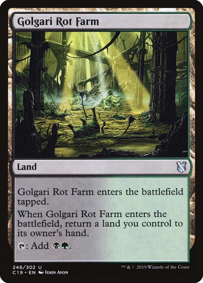 Golgari Rot Farm card front