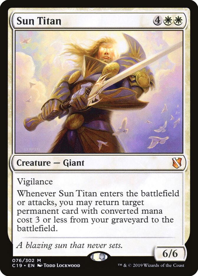 Sun Titan card front