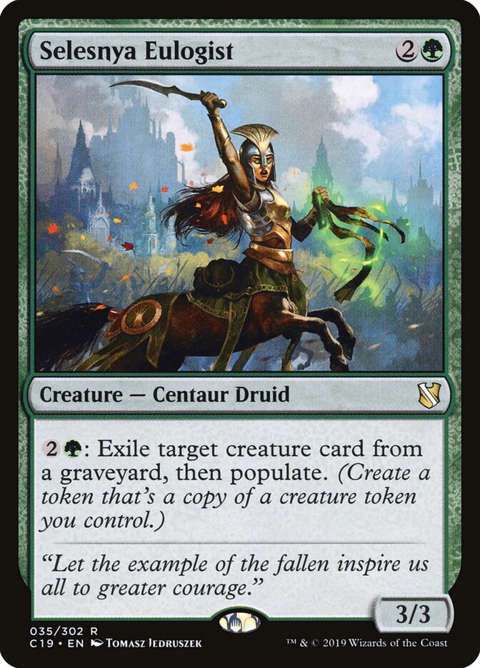 Selesnya Eulogist card front