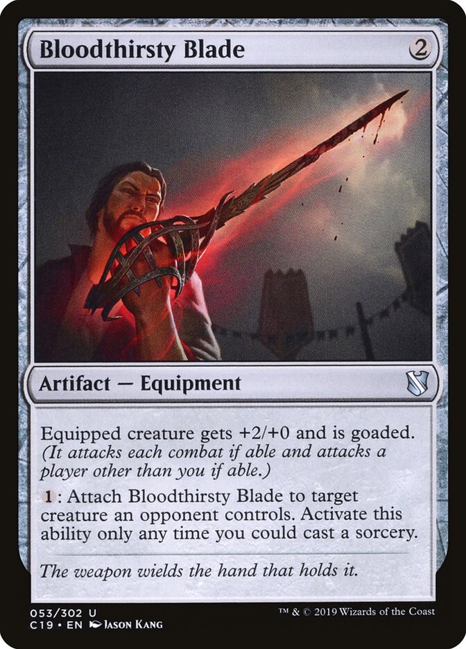 Bloodthirsty Blade card front