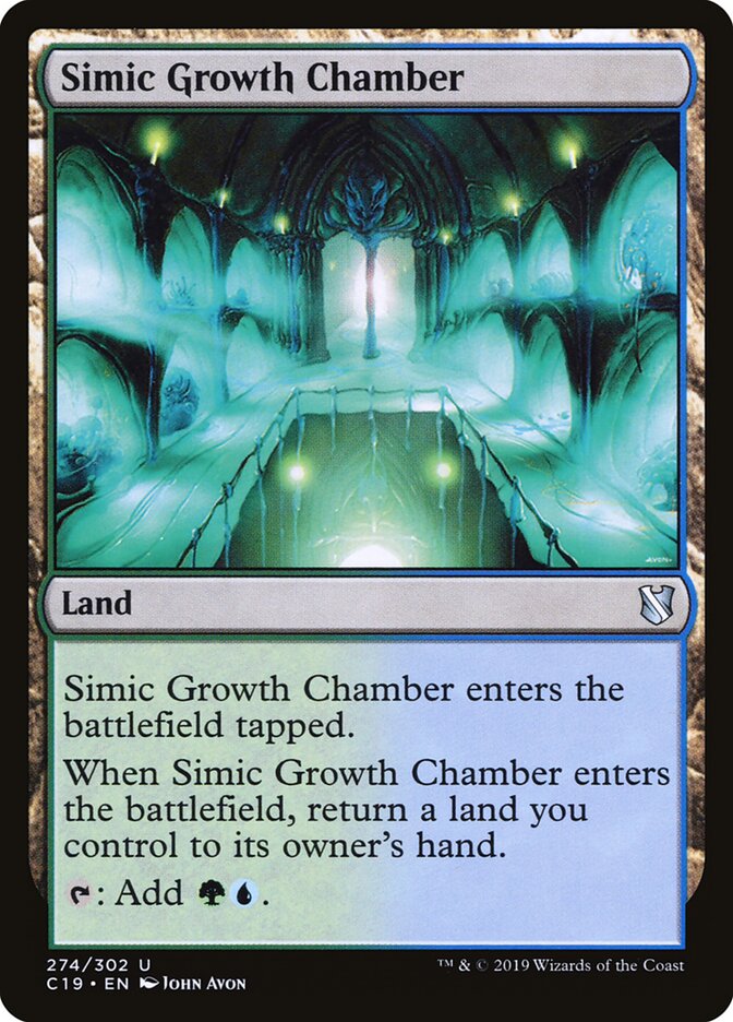 Simic Growth Chamber card front