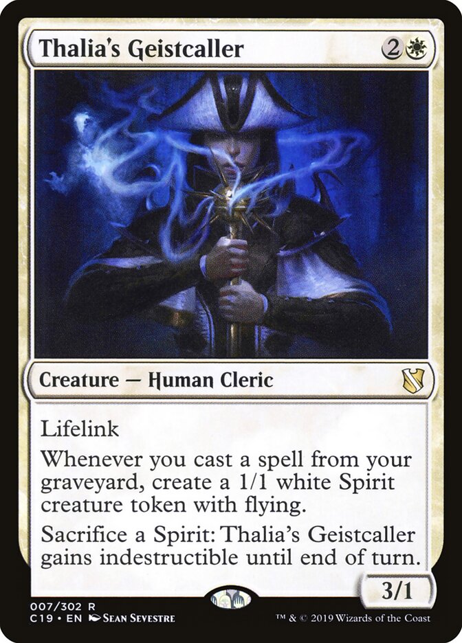 Thalia's Geistcaller card front