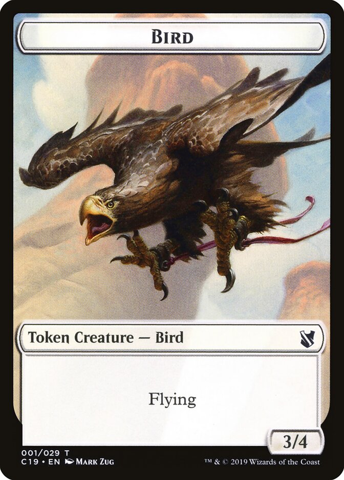 Bird card front