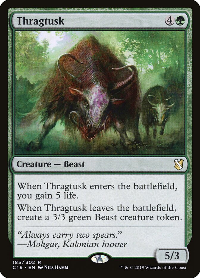Thragtusk card front