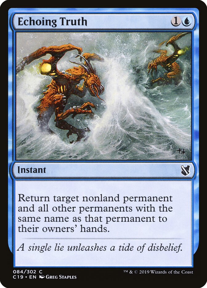 Echoing Truth card front