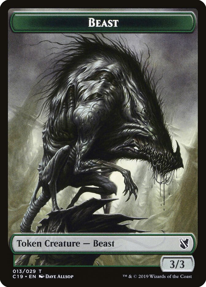 Beast card front