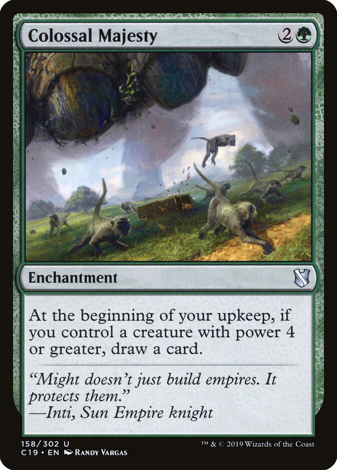 Colossal Majesty card front