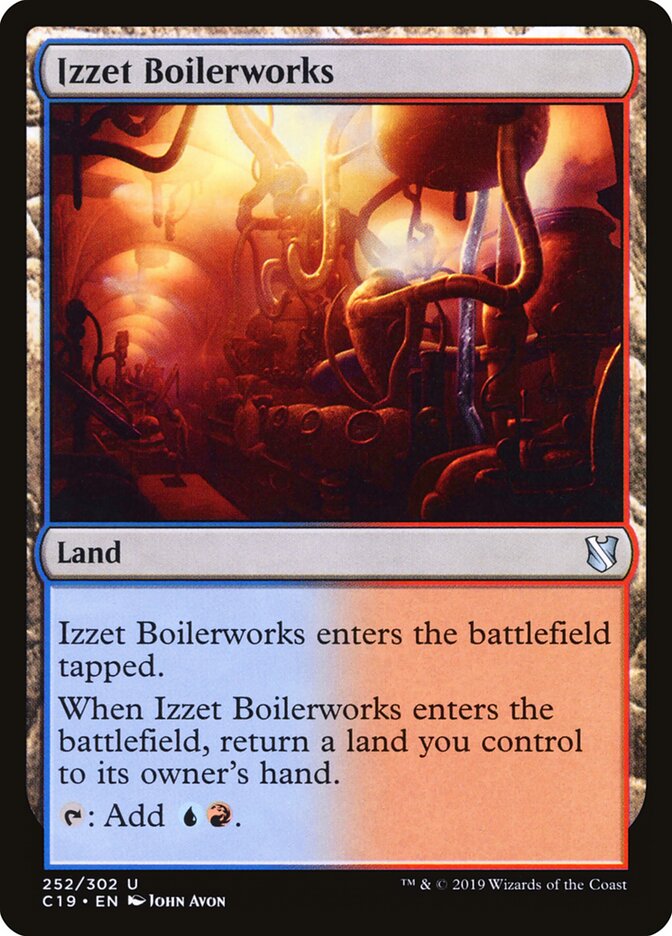 Izzet Boilerworks card front