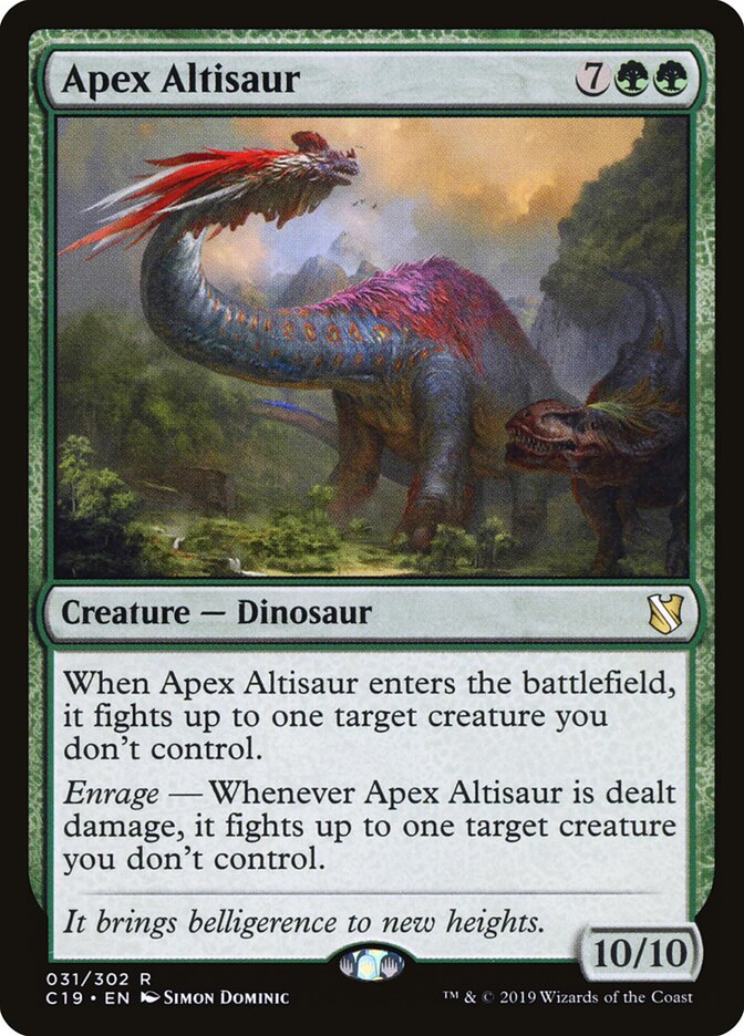 Apex Altisaur card front