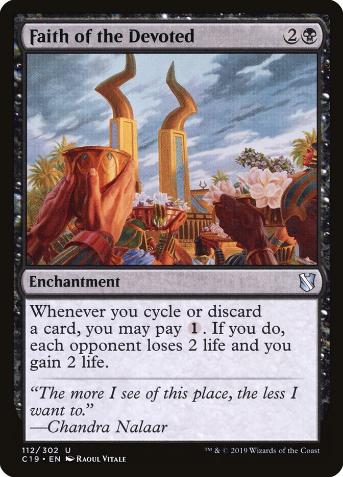 Faith of the Devoted card front