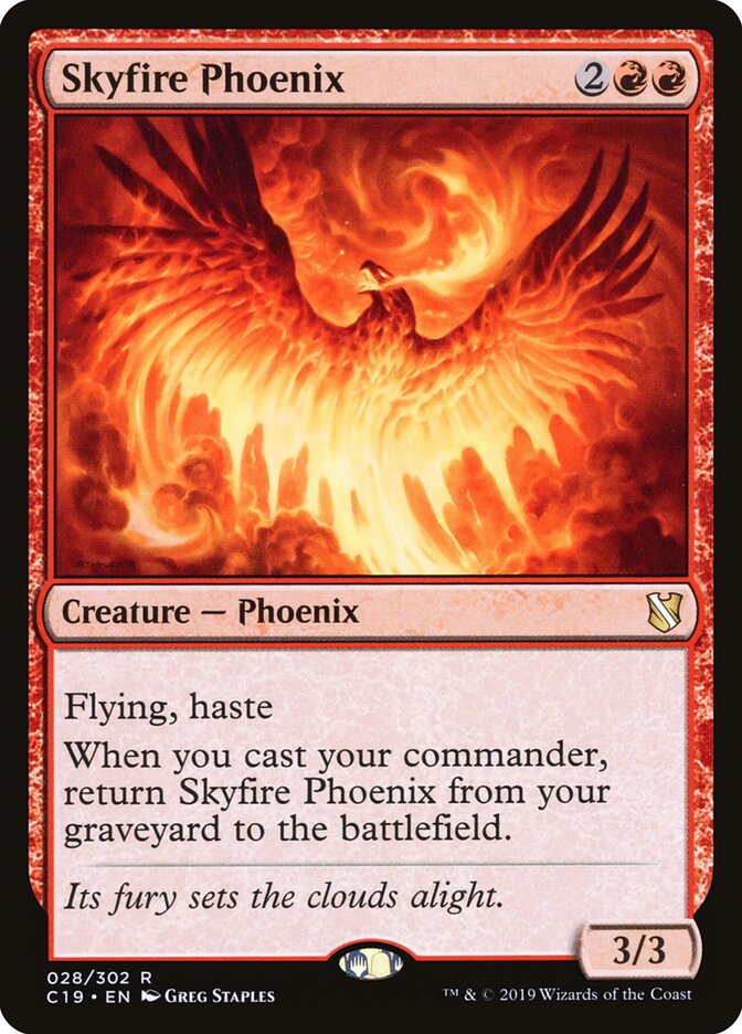 Skyfire Phoenix card front